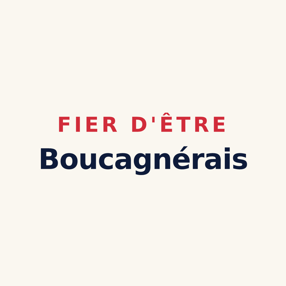Tasse « Fier d'être Boucagnérais » — design pour Boucagnères