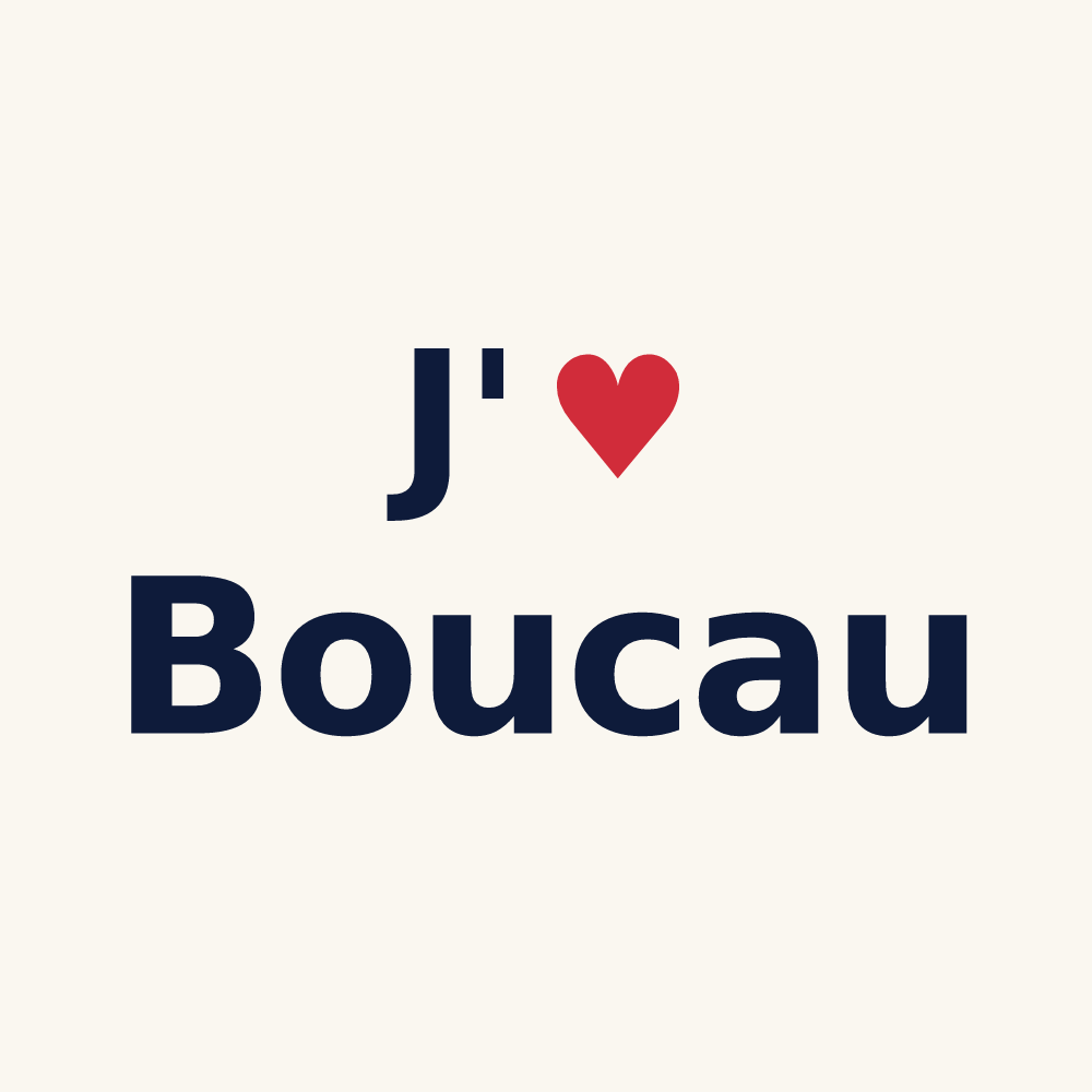 Tasse personnalisée Boucau — design J'aime Boucau