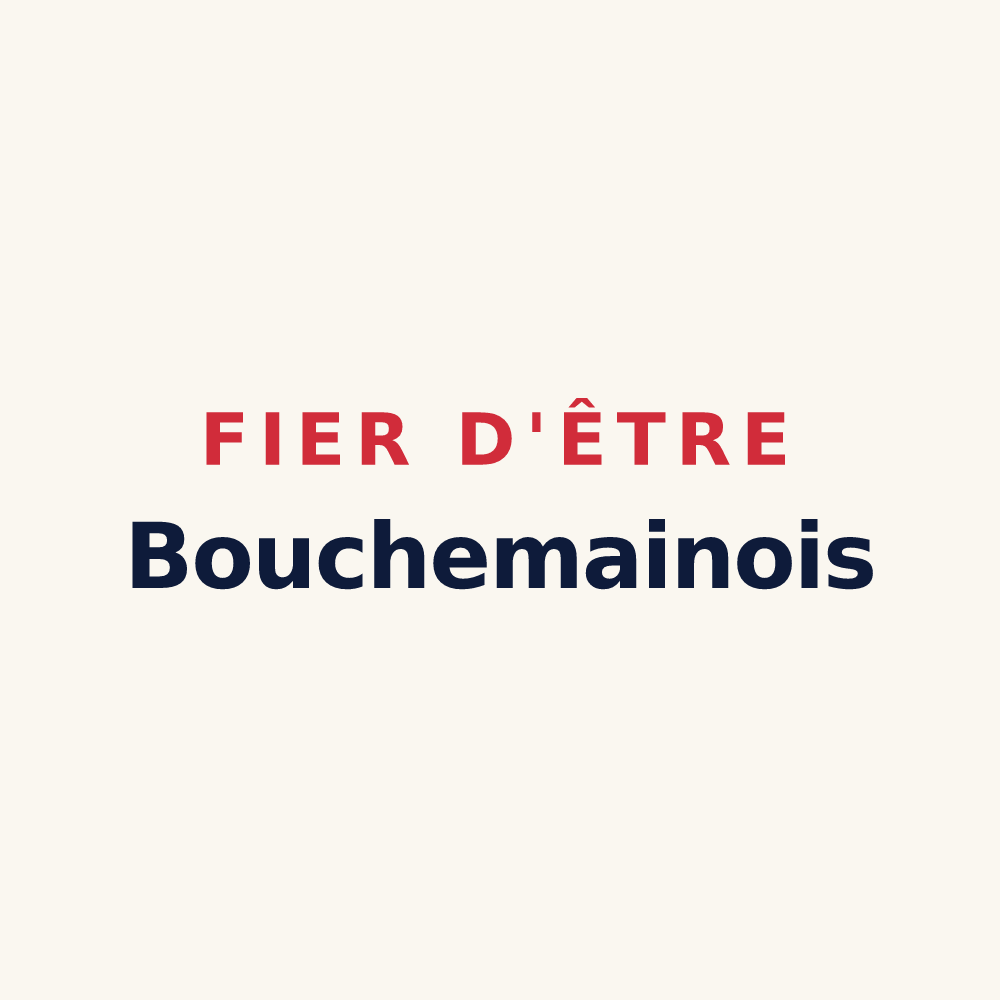 Tasse « Fier d'être Bouchemainois » — design pour Bouchemaine