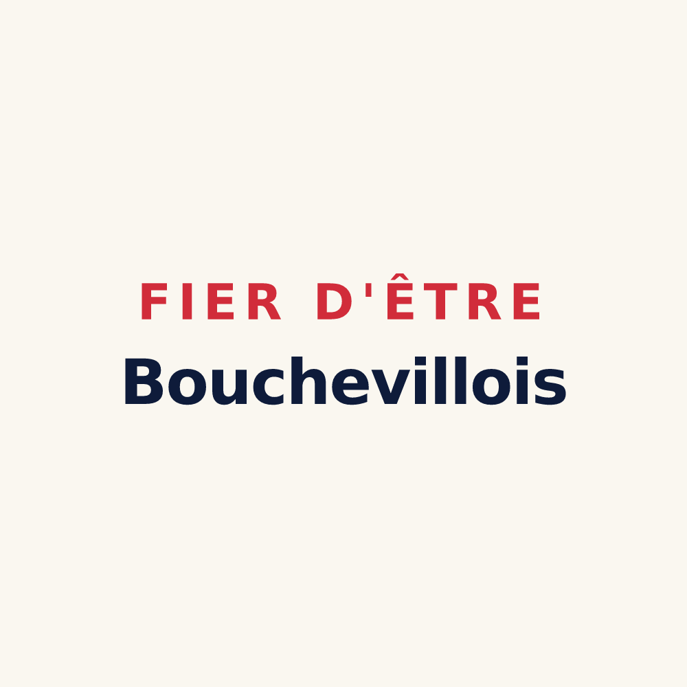 Tasse « Fier d'être Bouchevillois » — design pour Bouchevilliers