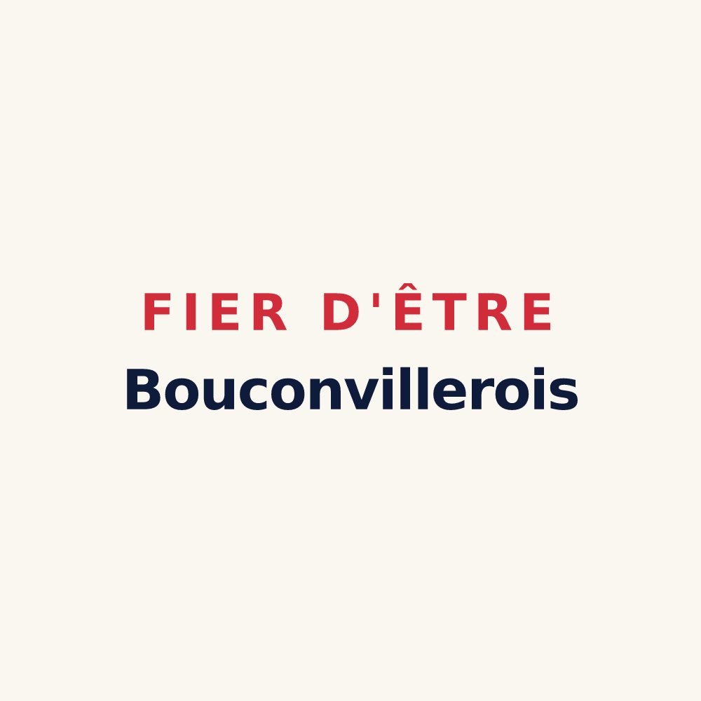 Tasse « Fier d'être Bouconvillerois » — design pour Bouconvillers