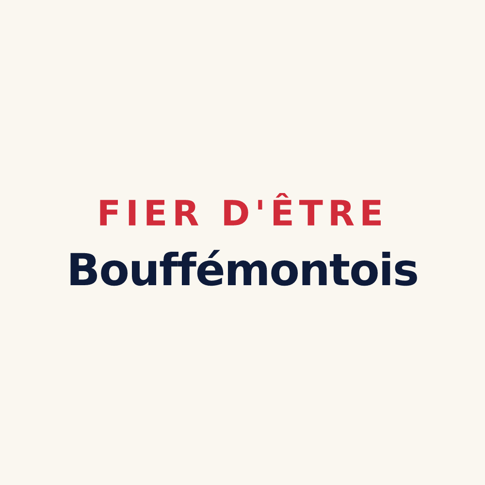 Tasse « Fier d'être Bouffémontois » — design pour Bouffémont