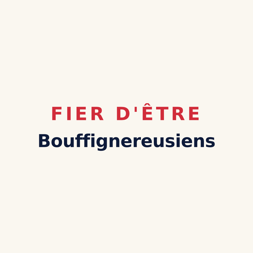 Tasse « Fier d'être Bouffignereusiens » — design pour Bouffignereux