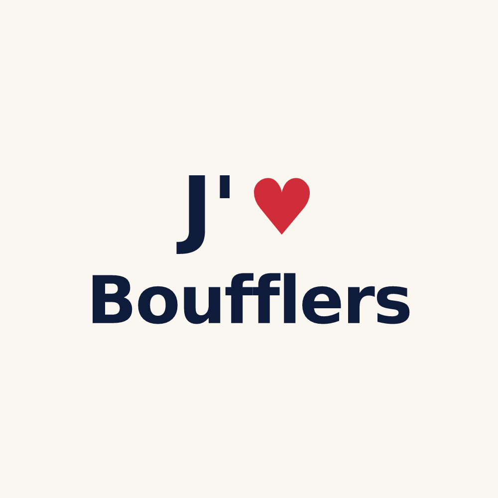 Tasse personnalisée Boufflers — design J'aime Boufflers