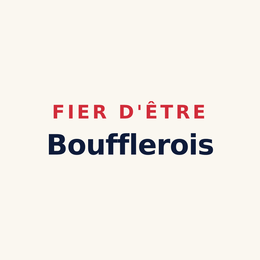 Tasse « Fier d'être Boufflerois » — design pour Boufflers