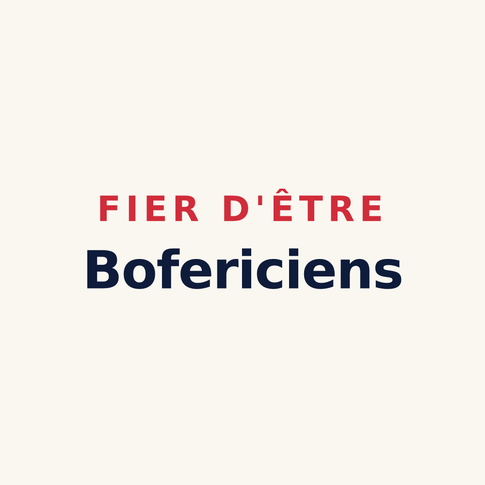 Tasse « Fier d'être Bofericiens » — design pour Bouffry