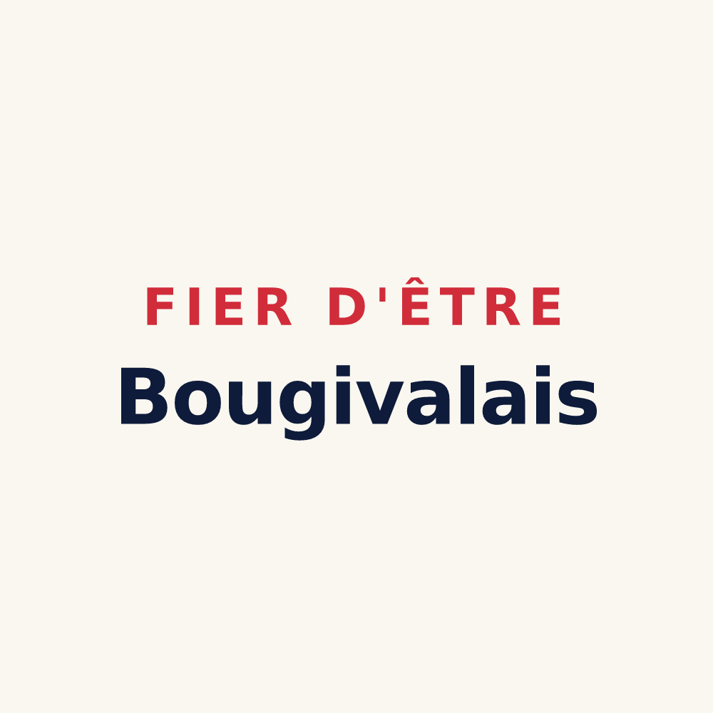 Tasse « Fier d'être Bougivalais » — design pour Bougival