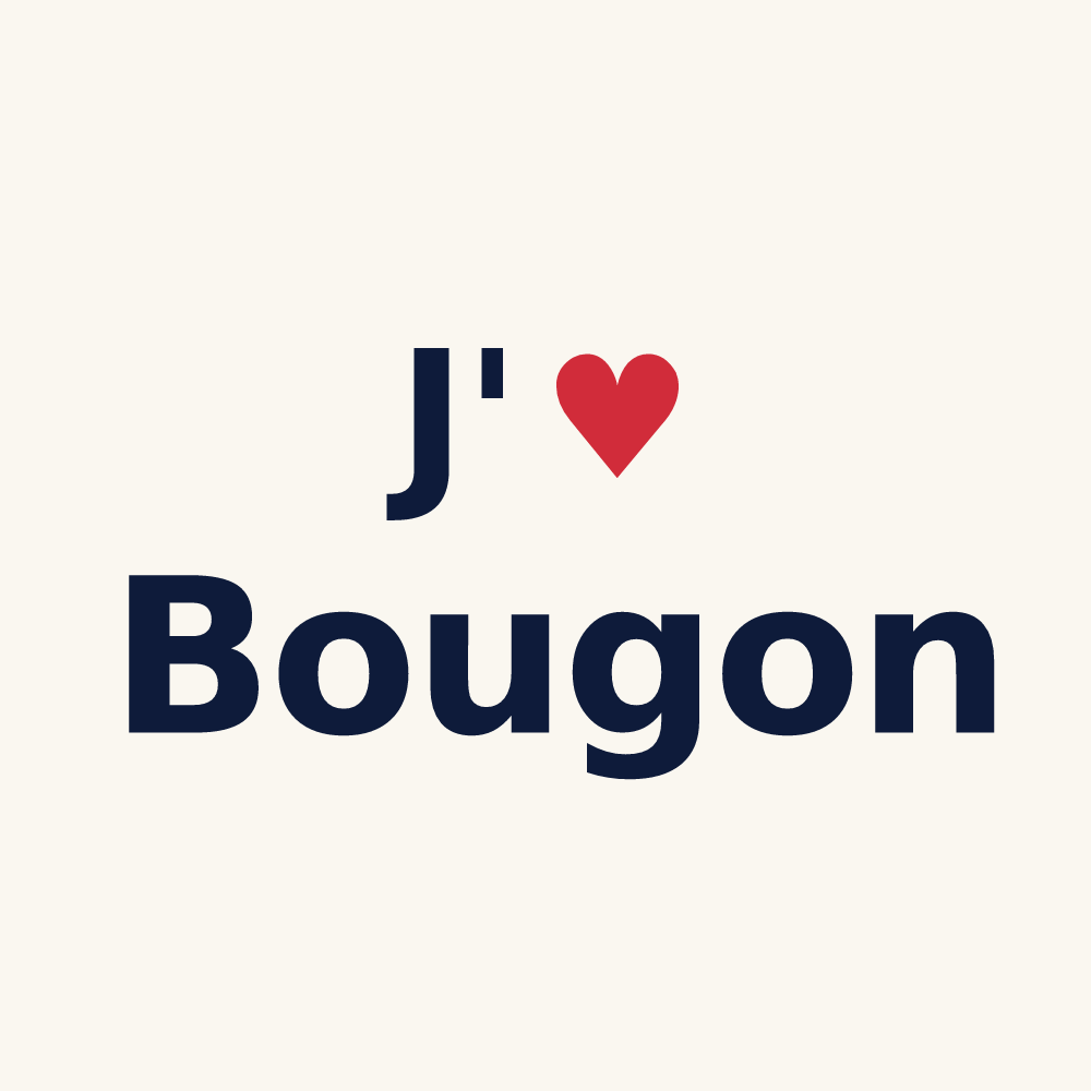 Tasse personnalisée Bougon — design J'aime Bougon