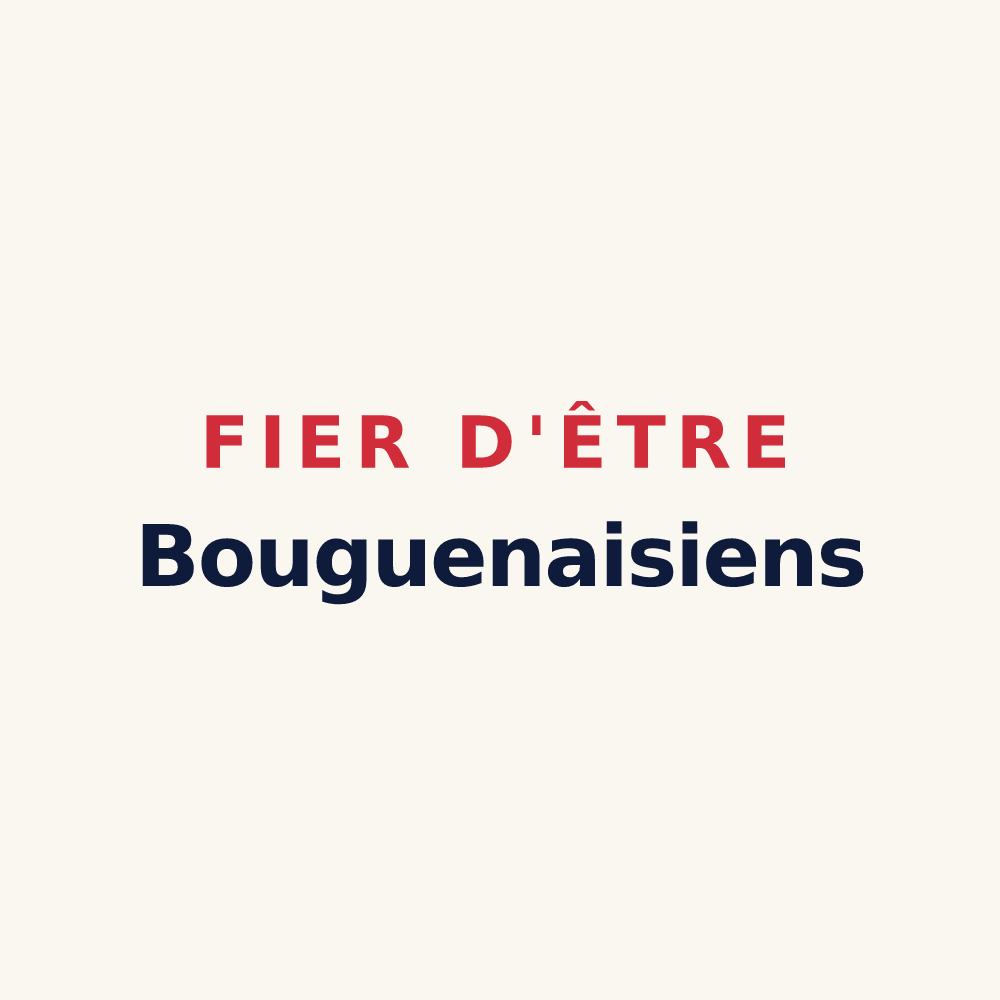 Tasse « Fier d'être Bouguenaisiens » — design pour Bouguenais