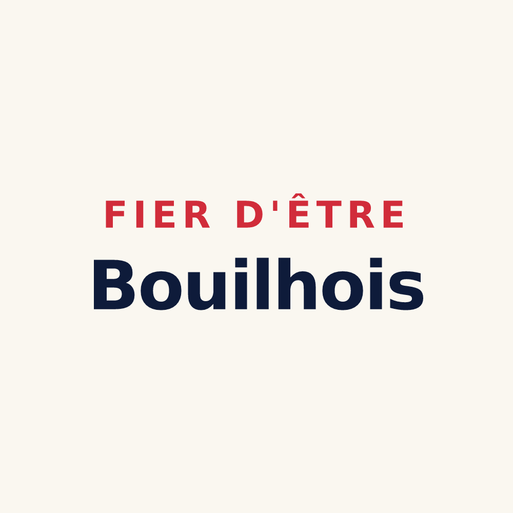 Tasse « Fier d'être Bouilhois » — design pour Bouilh-Devant