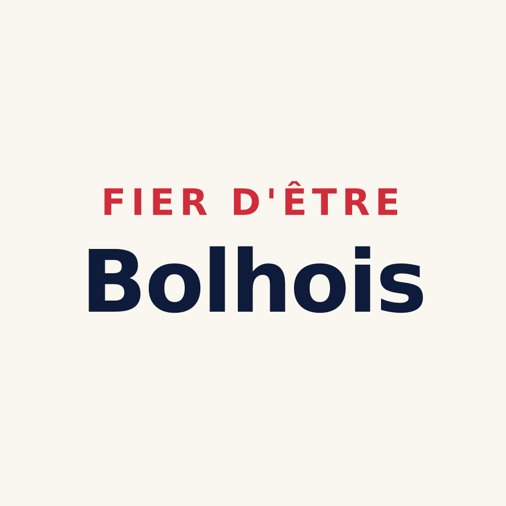 Tasse « Fier d'être Bolhois » — design pour Bouilh-Péreuilh