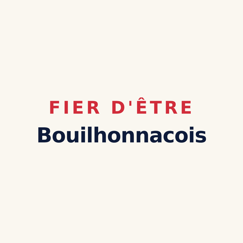 Tasse « Fier d'être Bouilhonnacois » — design pour Bouilhonnac