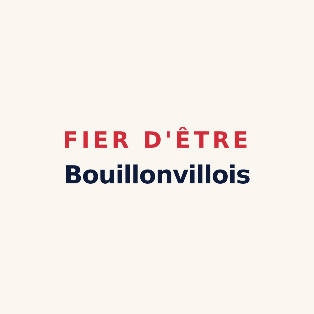 Tasse « Fier d'être Bouillonvillois » — design pour Bouillonville