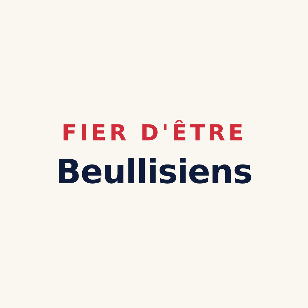 Tasse « Fier d'être Beullisiens » — design pour Bouilly