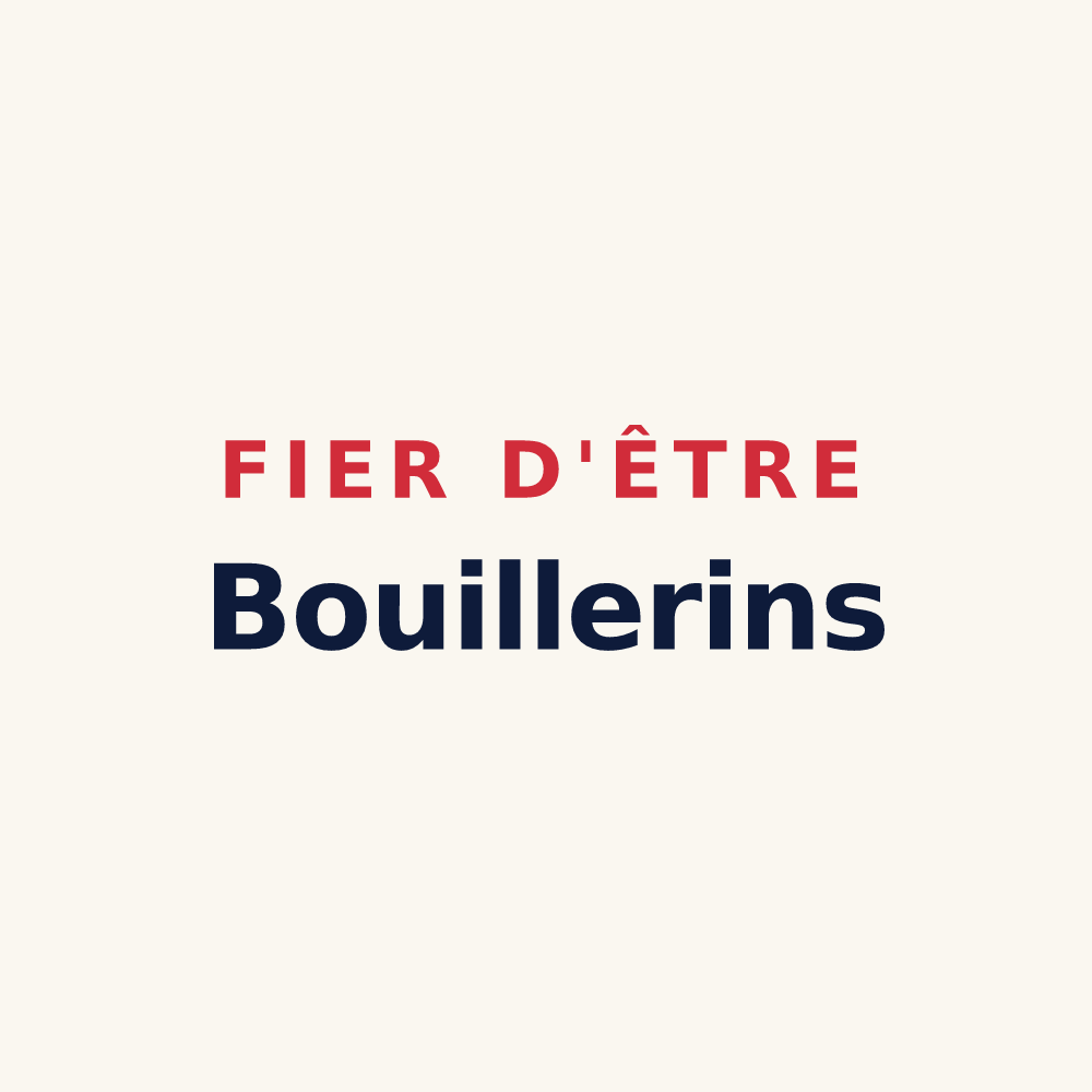 Tasse « Fier d'être Bouillerins » — design pour Bouilly-en-Gâtinais
