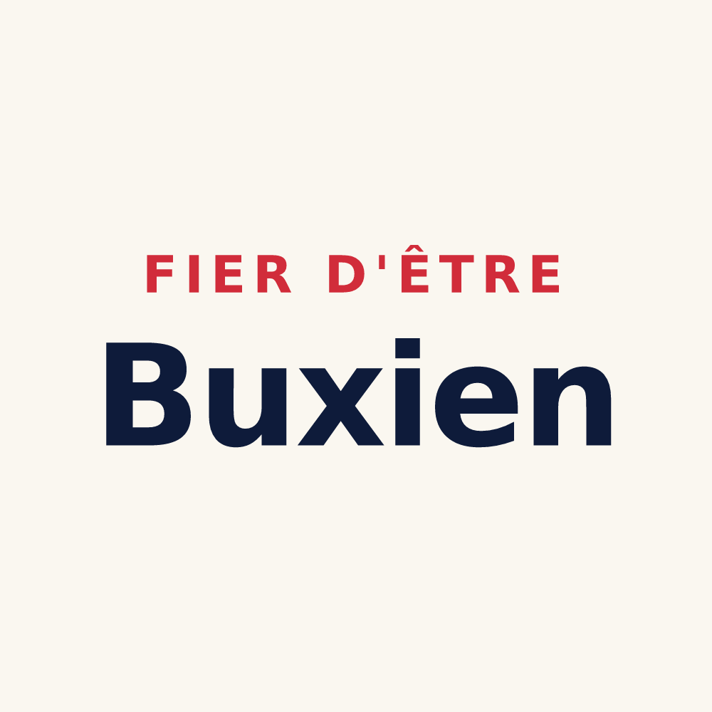 Tasse « Fier d'être Buxien » — design pour Bouix