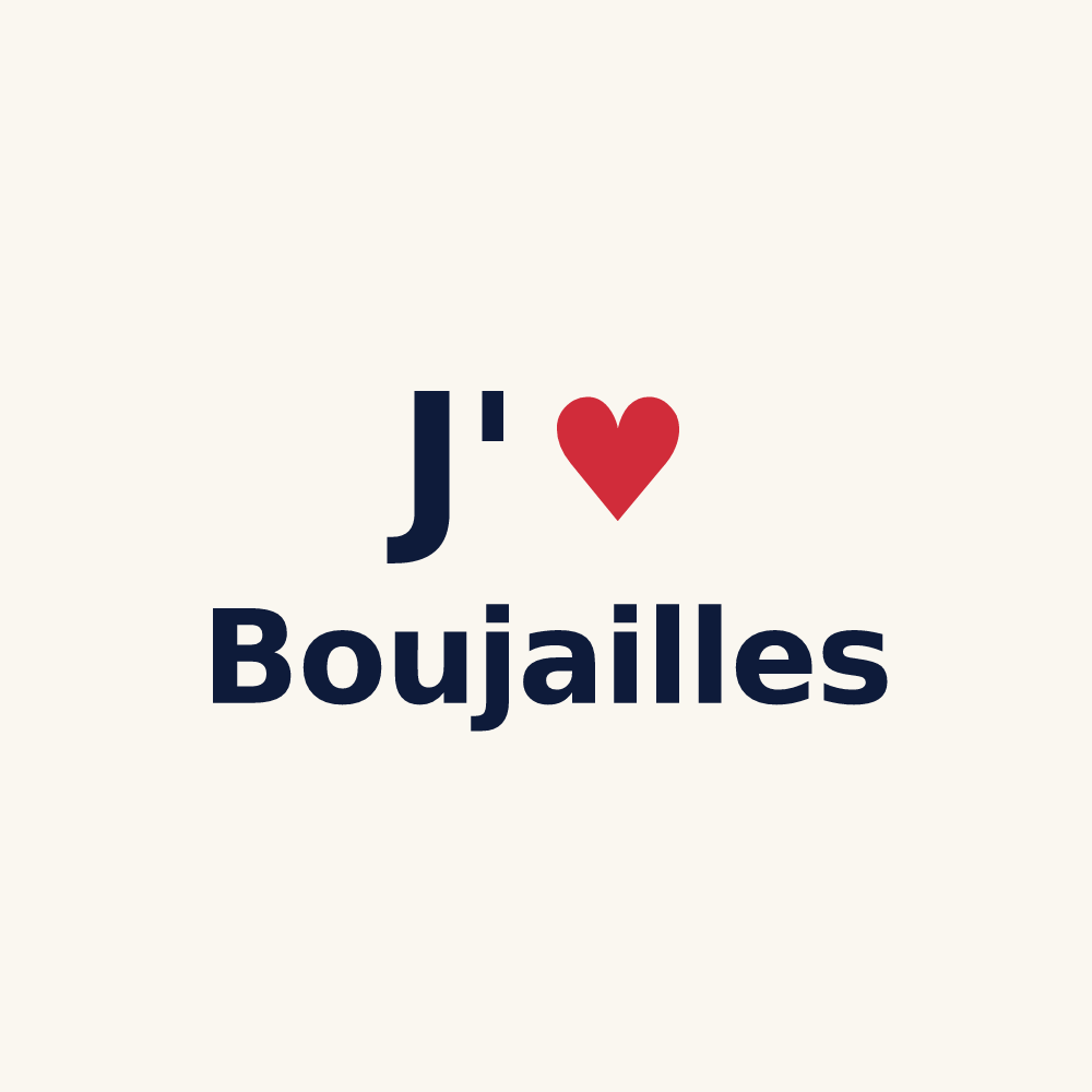 Tasse personnalisée Boujailles — design J'aime Boujailles