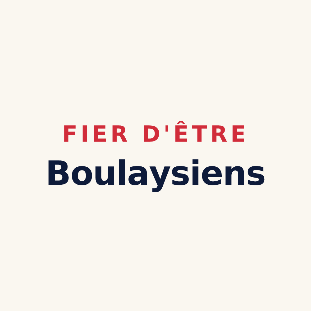 Tasse « Fier d'être Boulaysiens » — design pour Boulay-les-Ifs