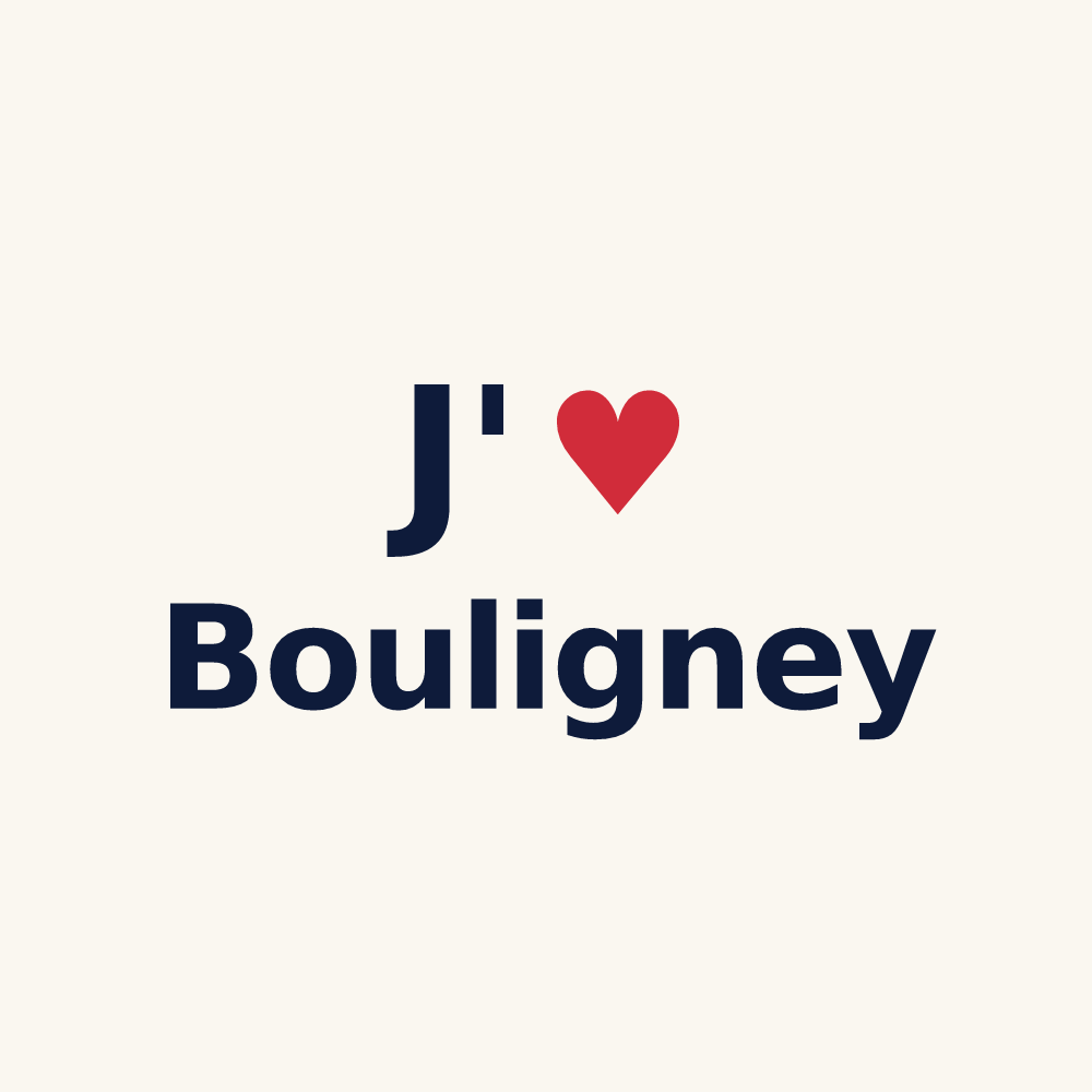 Tasse personnalisée Bouligney — design J'aime Bouligney