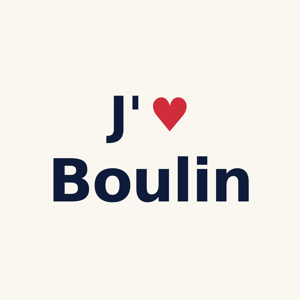 Tasse personnalisée Boulin — design J'aime Boulin