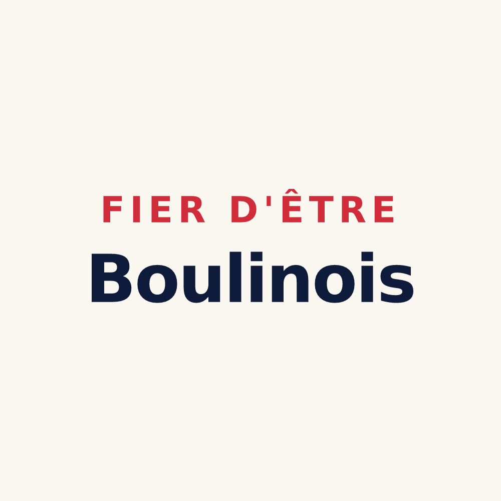 Tasse « Fier d'être Boulinois » — design pour Boulin