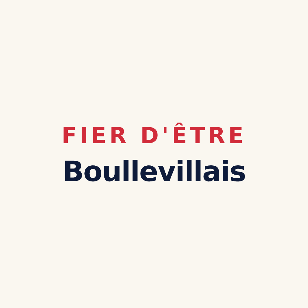 Tasse « Fier d'être Boullevillais » — design pour Boulleville