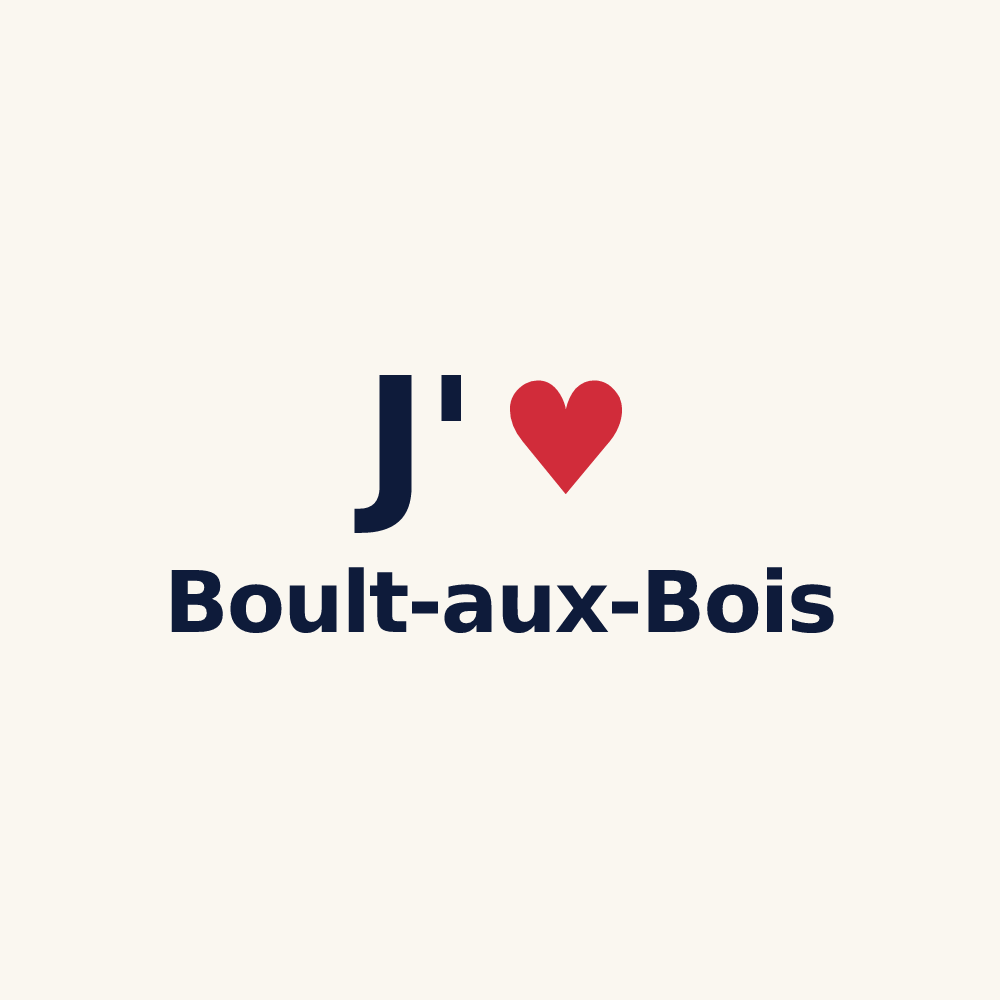 Tasse personnalisée Boult-aux-Bois — design J'aime Boult-aux-Bois