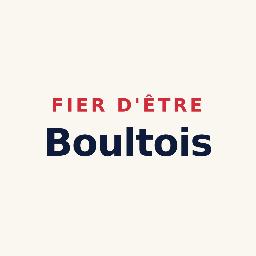 Tasse « Fier d'être Boultois » — design pour Boult