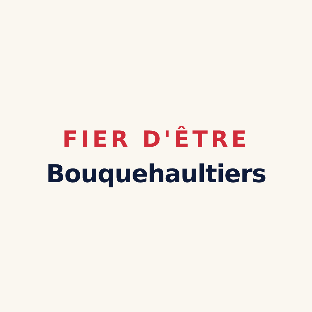 Tasse « Fier d'être Bouquehaultiers » — design pour Bouquehault