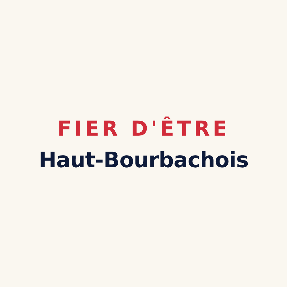 Tasse « Fier d'être Haut-Bourbachois » — design pour Bourbach-le-Haut