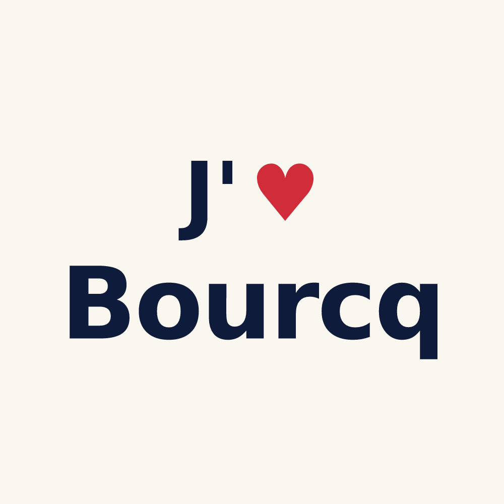 Tasse personnalisée Bourcq — design J'aime Bourcq