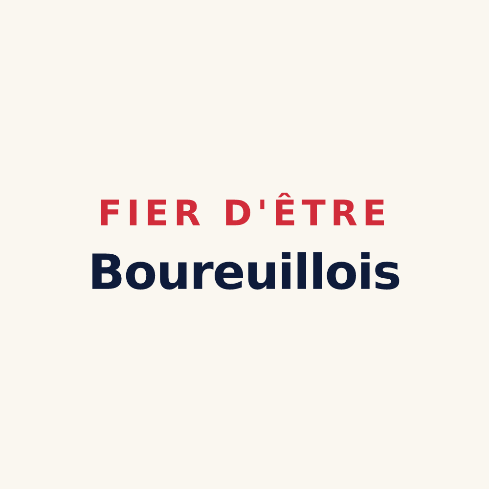 Tasse « Fier d'être Boureuillois » — design pour Boureuilles