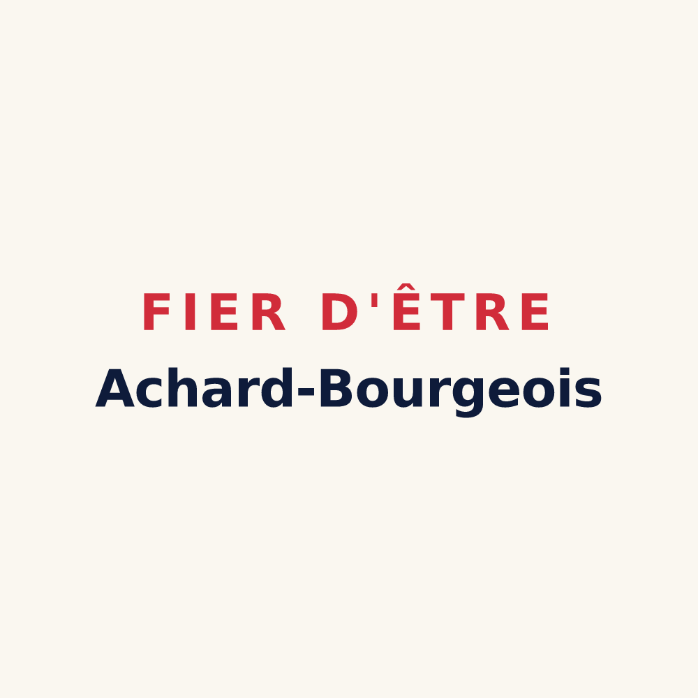 Tasse « Fier d'être Achard-Bourgeois » — design pour Bourg-Achard