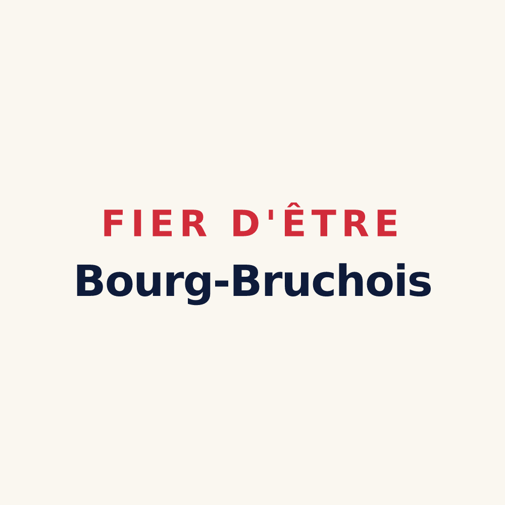 Tasse « Fier d'être Bourg-Bruchois » — design pour Bourg-Bruche