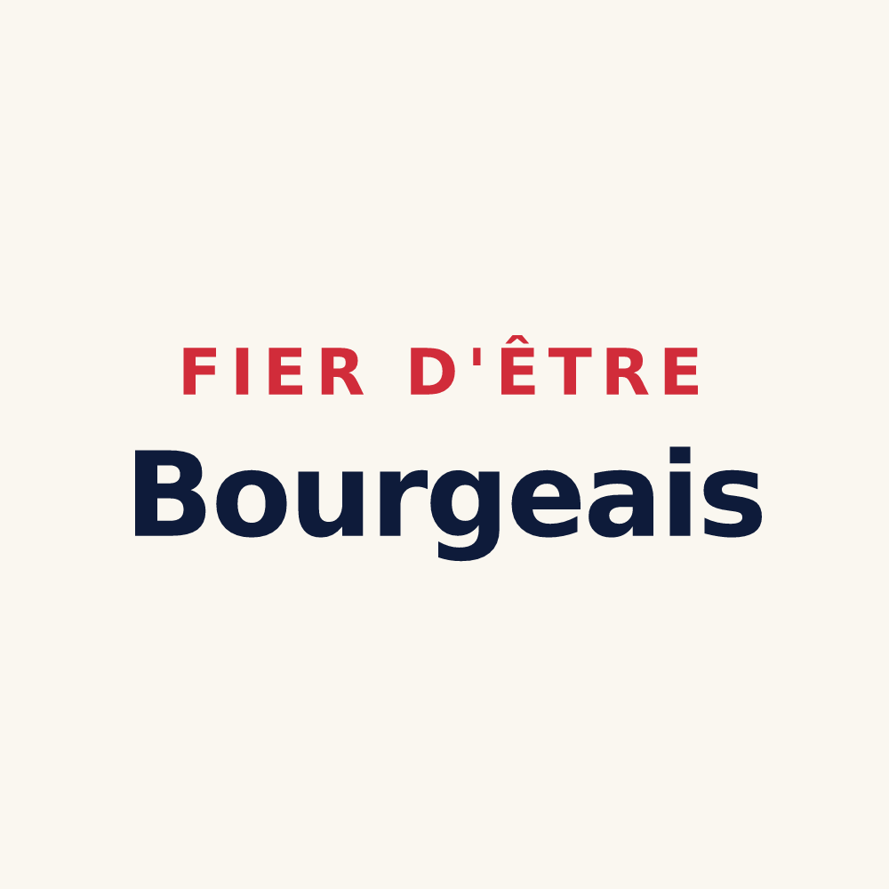 Tasse « Fier d'être Bourgeais » — design pour Bourg-de-Bigorre