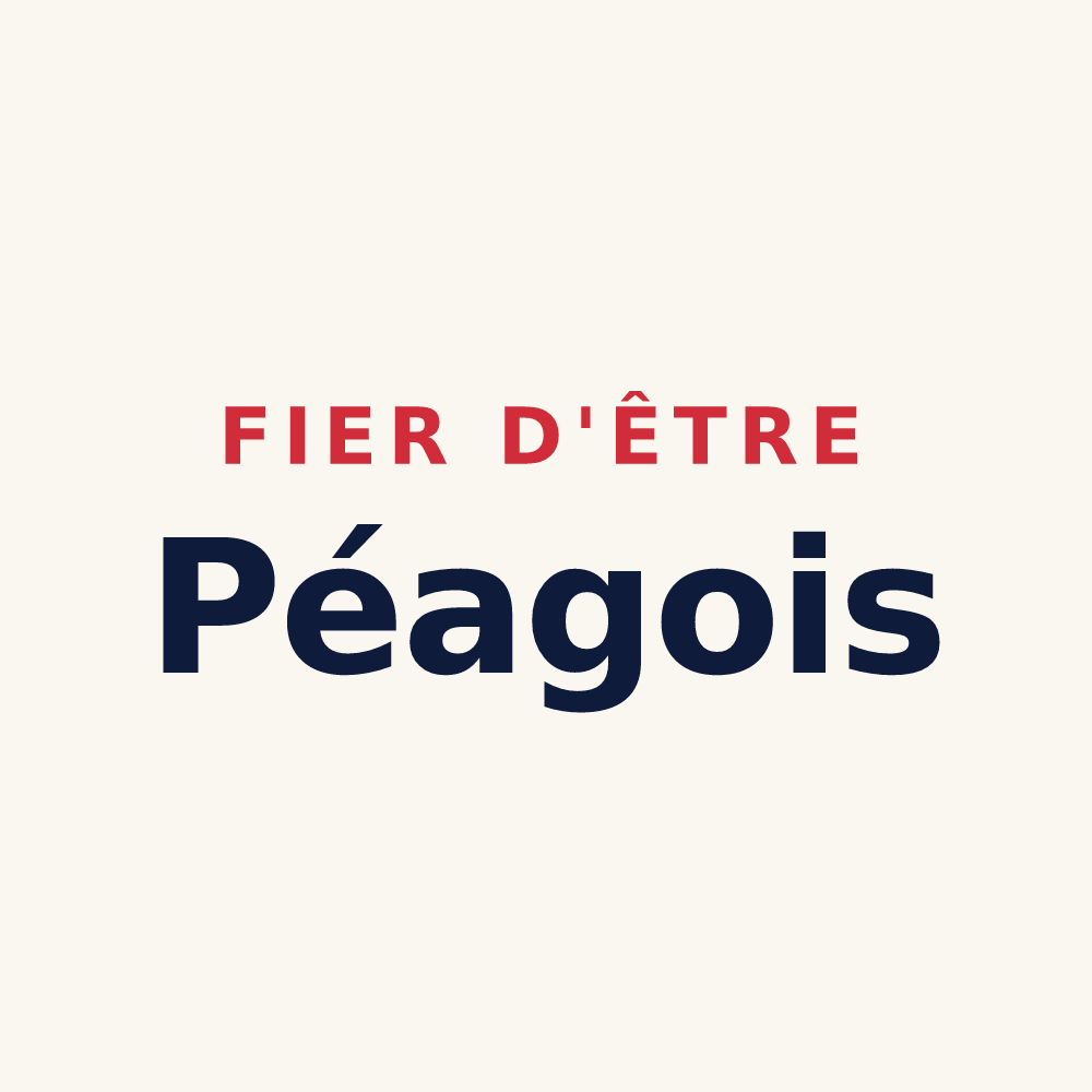 Tasse « Fier d'être Péagois » — design pour Bourg-de-Péage
