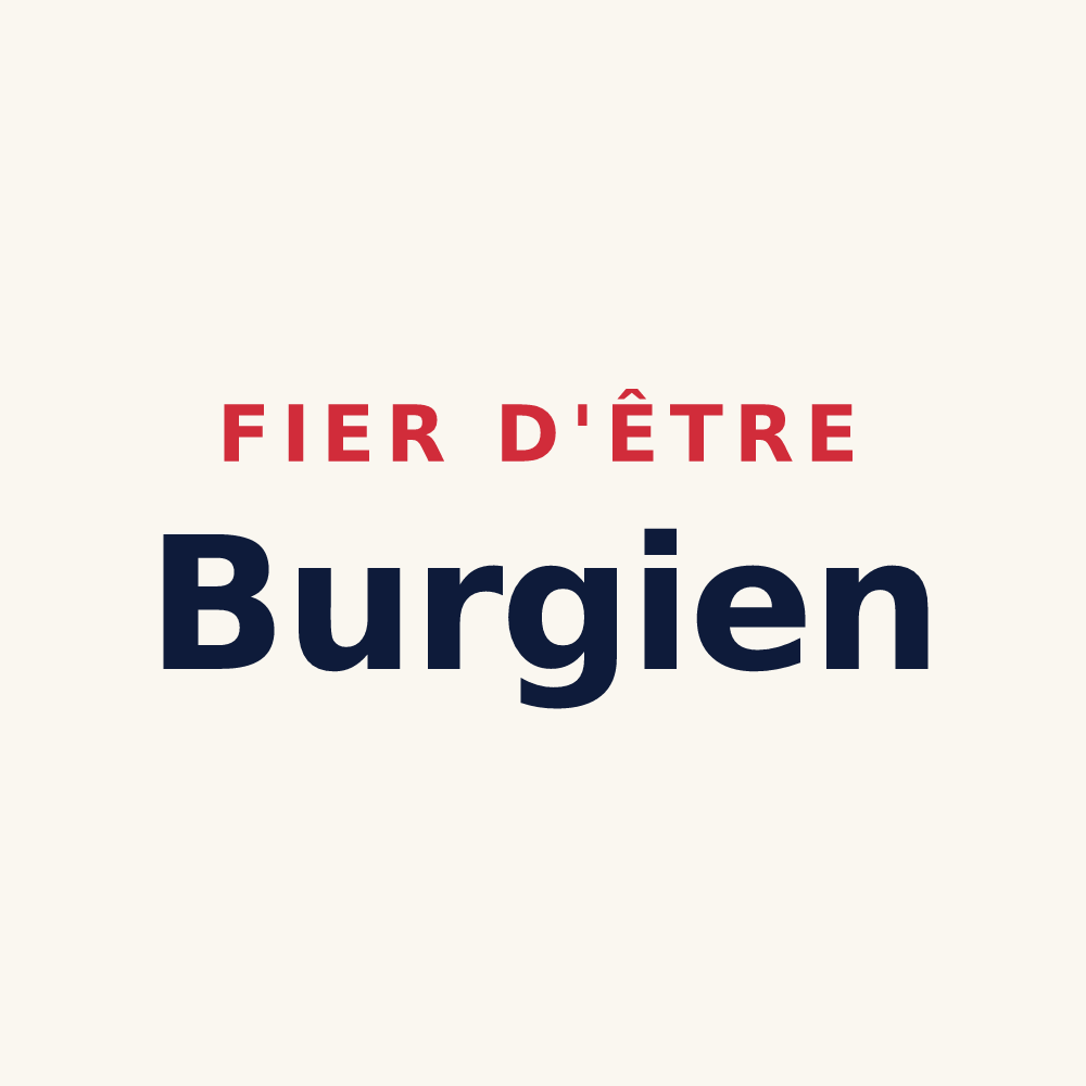 Tasse « Fier d'être Burgien » — design pour Bourg-en-Bresse