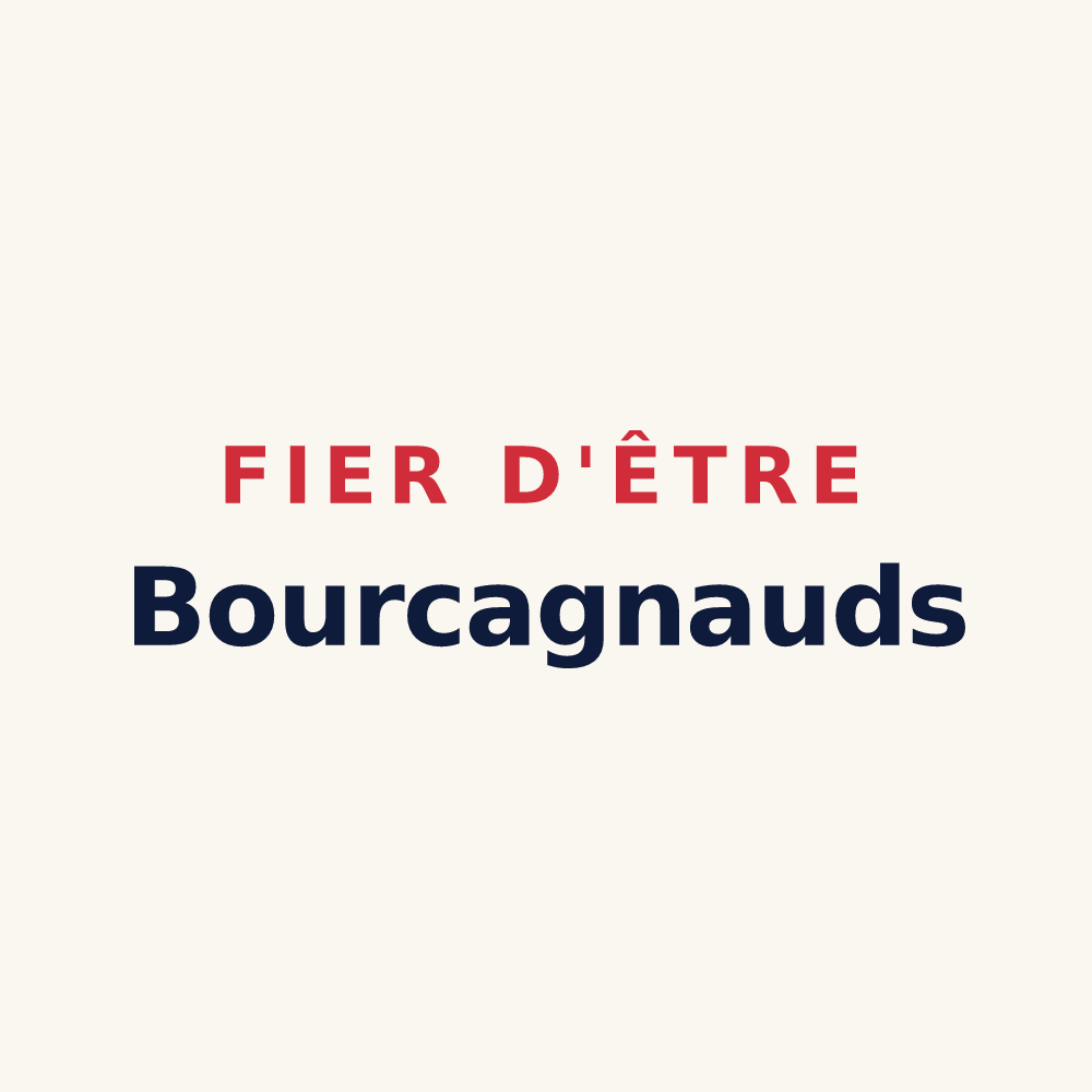 Tasse « Fier d'être Bourcagnauds » — design pour Bourg-Lastic