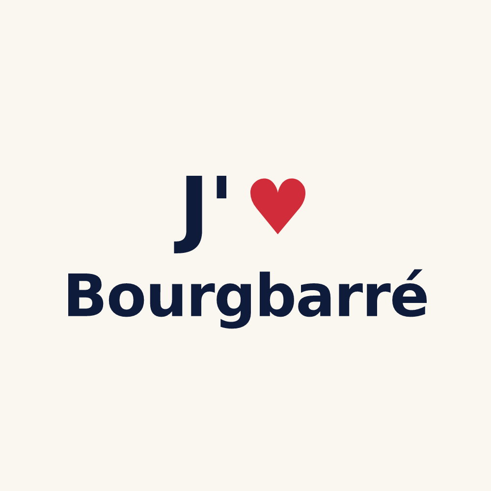Tasse personnalisée Bourgbarré — design J'aime Bourgbarré