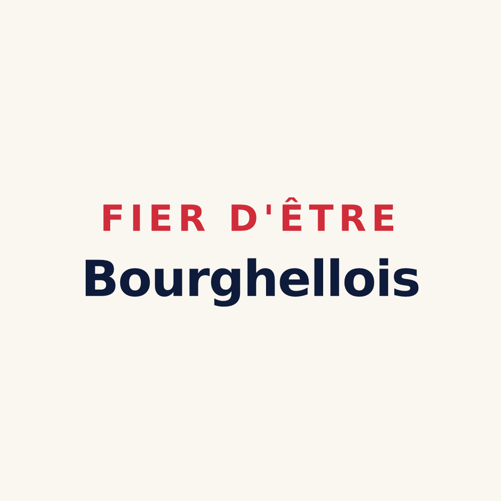 Tasse « Fier d'être Bourghellois » — design pour Bourghelles