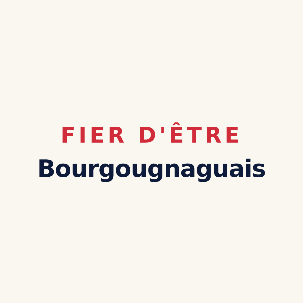 Tasse « Fier d'être Bourgougnaguais » — design pour Bourgougnague