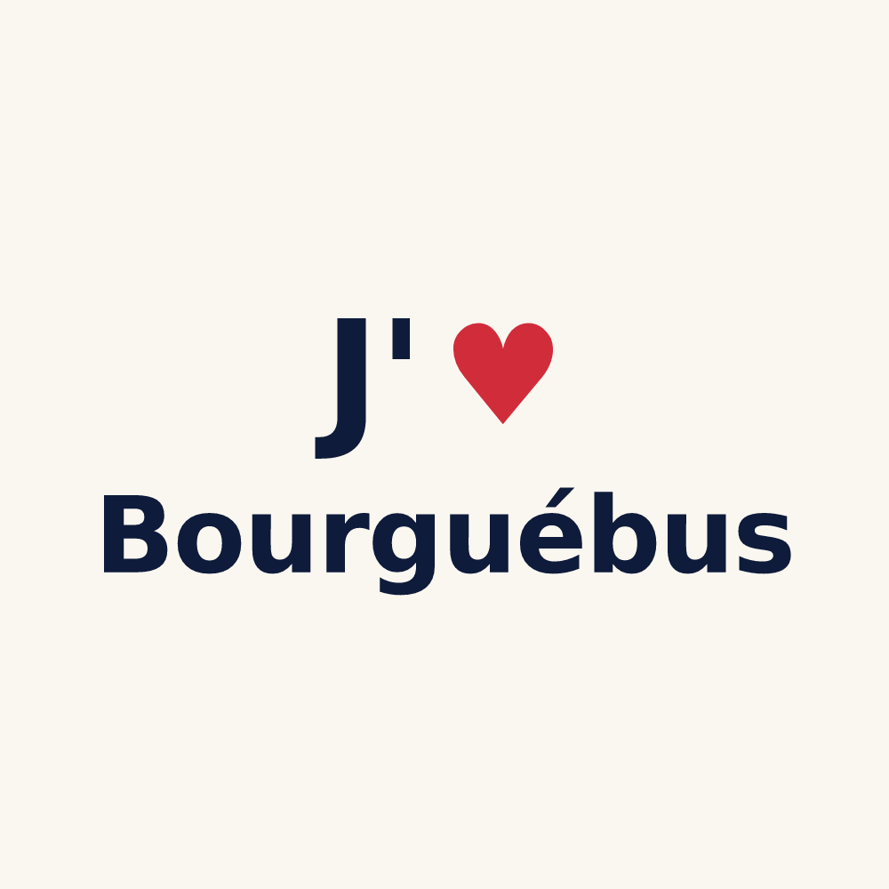 Tasse personnalisée Bourguébus — design J'aime Bourguébus