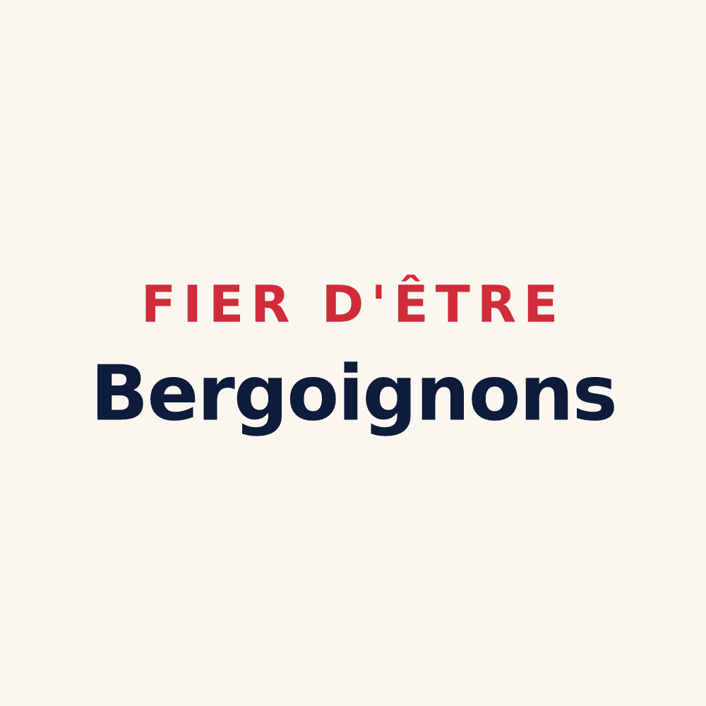 Tasse « Fier d'être Bergoignons » — design pour Bourguignons