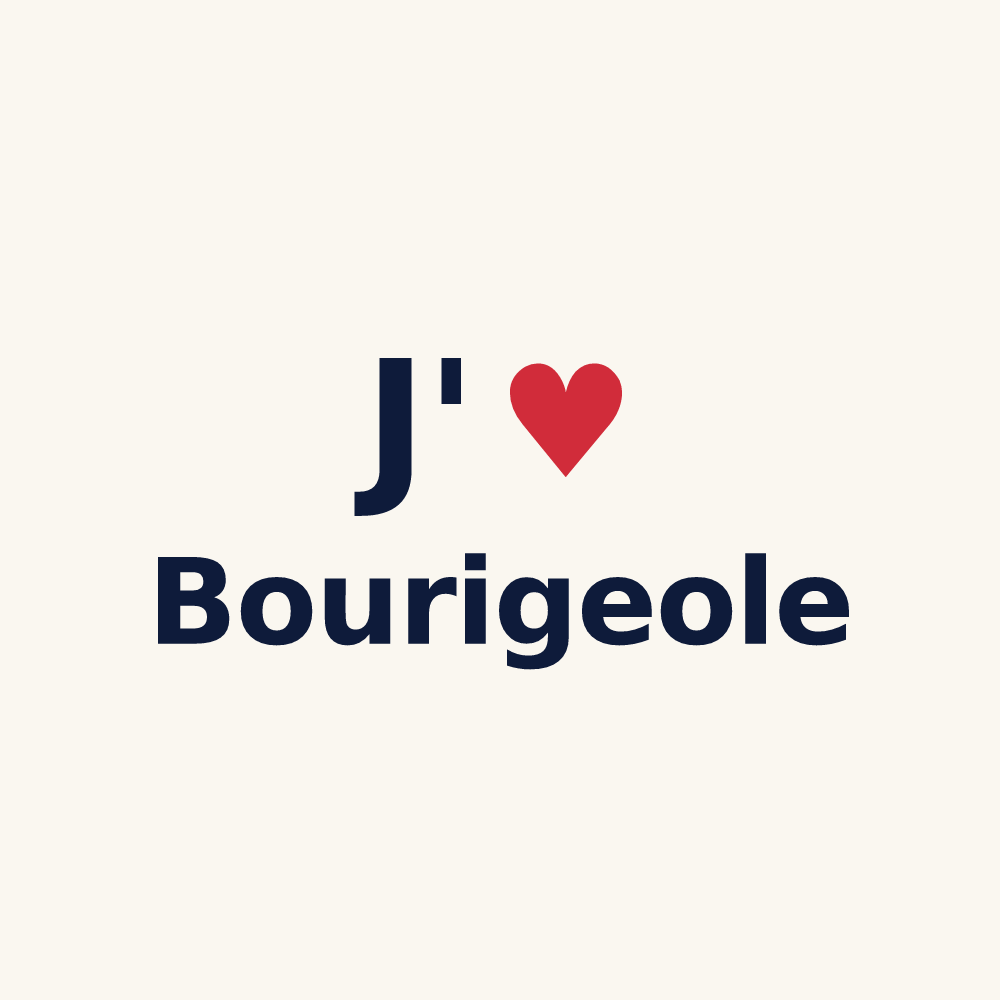 Tasse personnalisée Bourigeole — design J'aime Bourigeole