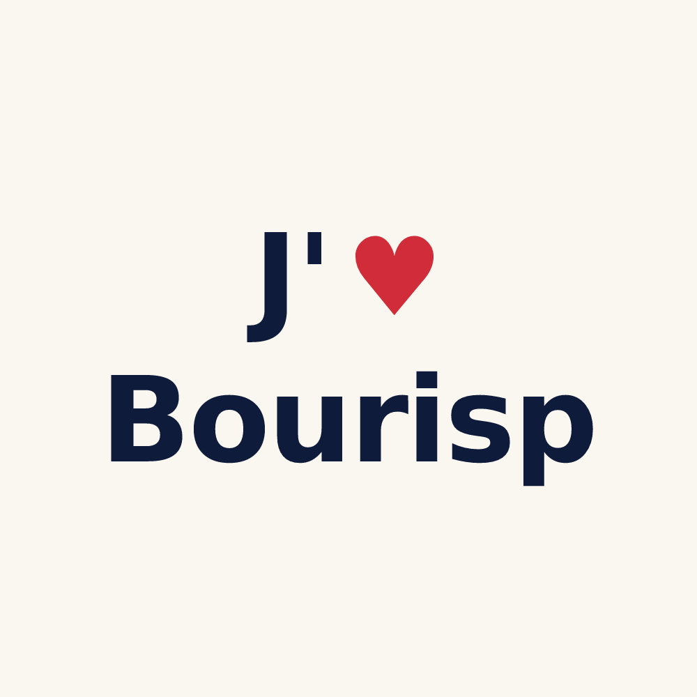 Tasse personnalisée Bourisp — design J'aime Bourisp