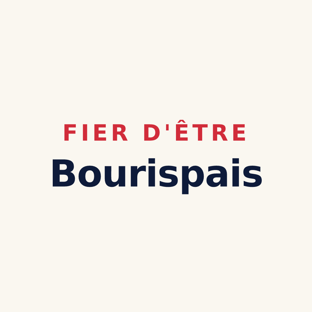 Tasse « Fier d'être Bourispais » — design pour Bourisp