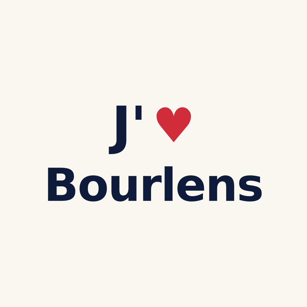 Tasse personnalisée Bourlens — design J'aime Bourlens