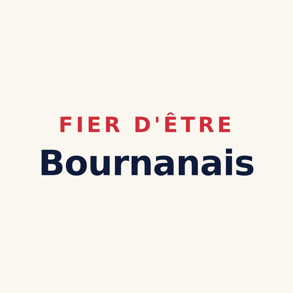Tasse « Fier d'être Bournanais » — design pour Bournan