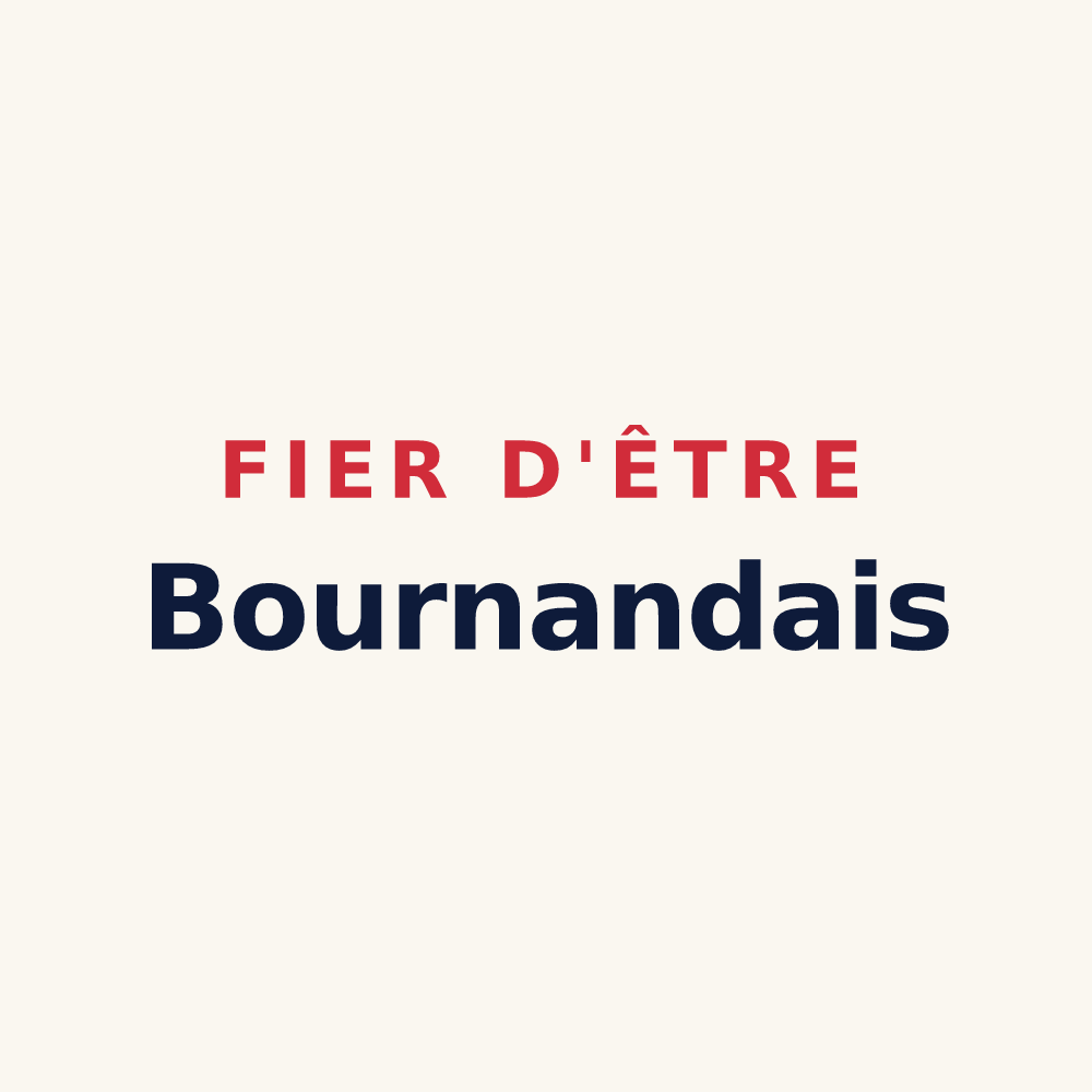 Tasse « Fier d'être Bournandais » — design pour Bournand