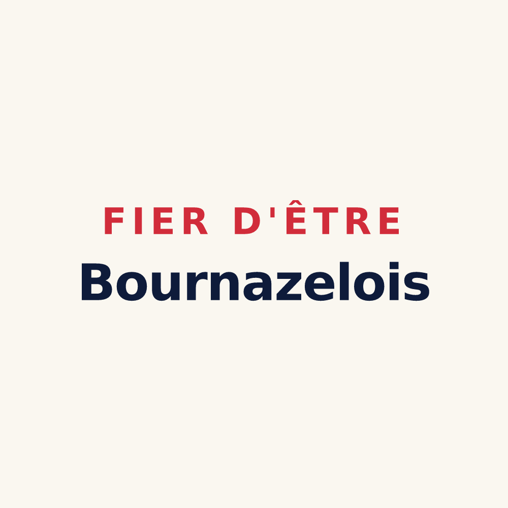 Tasse « Fier d'être Bournazelois » — design pour Bournazel